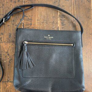 Kate Spade Crossbody Bag, Black Leather
